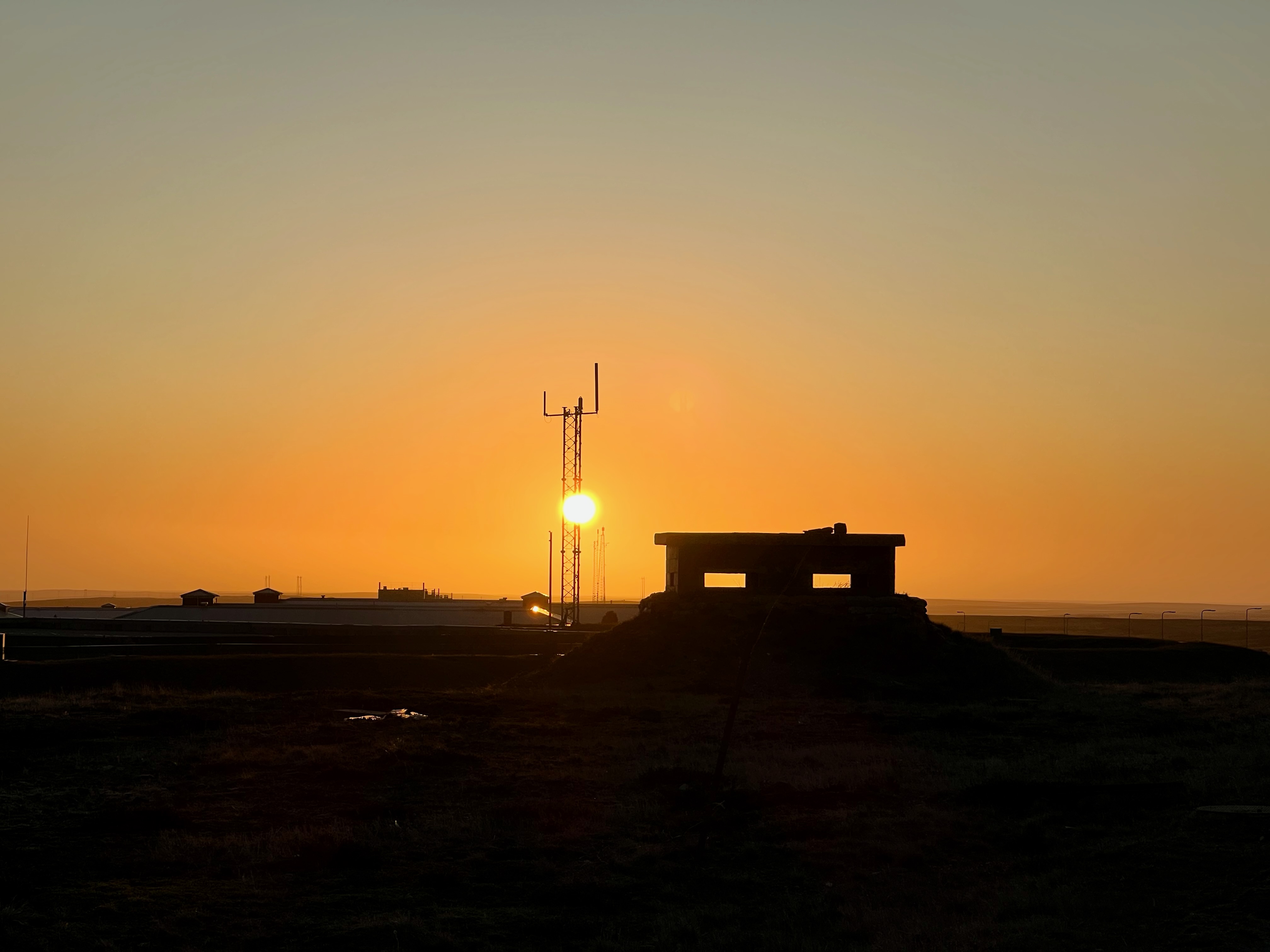 sunrise in falklands